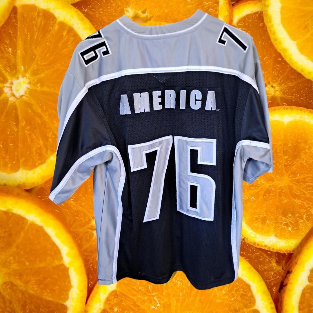 Other Steve and Barry America 76 Black and Gray Jersey Size Medium Size US M / EU 48-50 / 2 - 4 Thumbnail