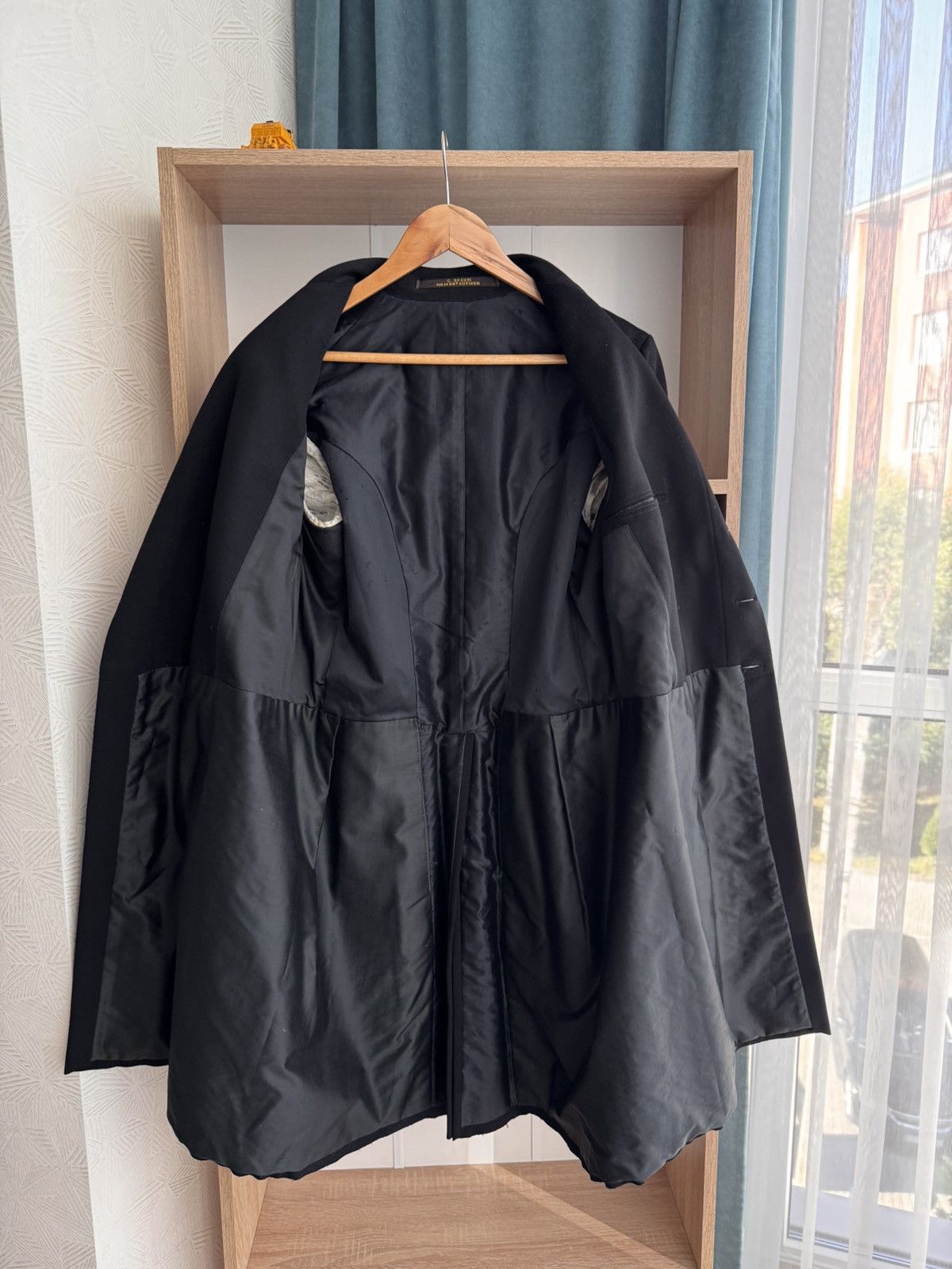 Vintage Vintage Black Frock Coat Elegance 50s Double-Breasted Jacket Size US M / EU 48-50 / 2 - 20 Thumbnail
