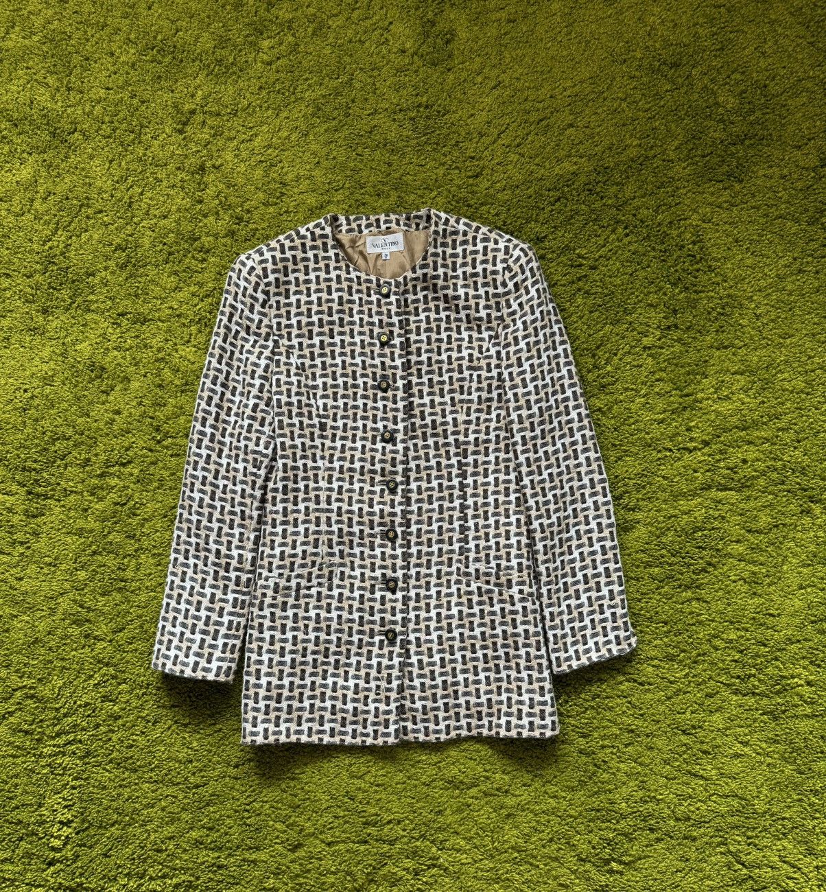 Valentino 1990s vintage tweed blazer