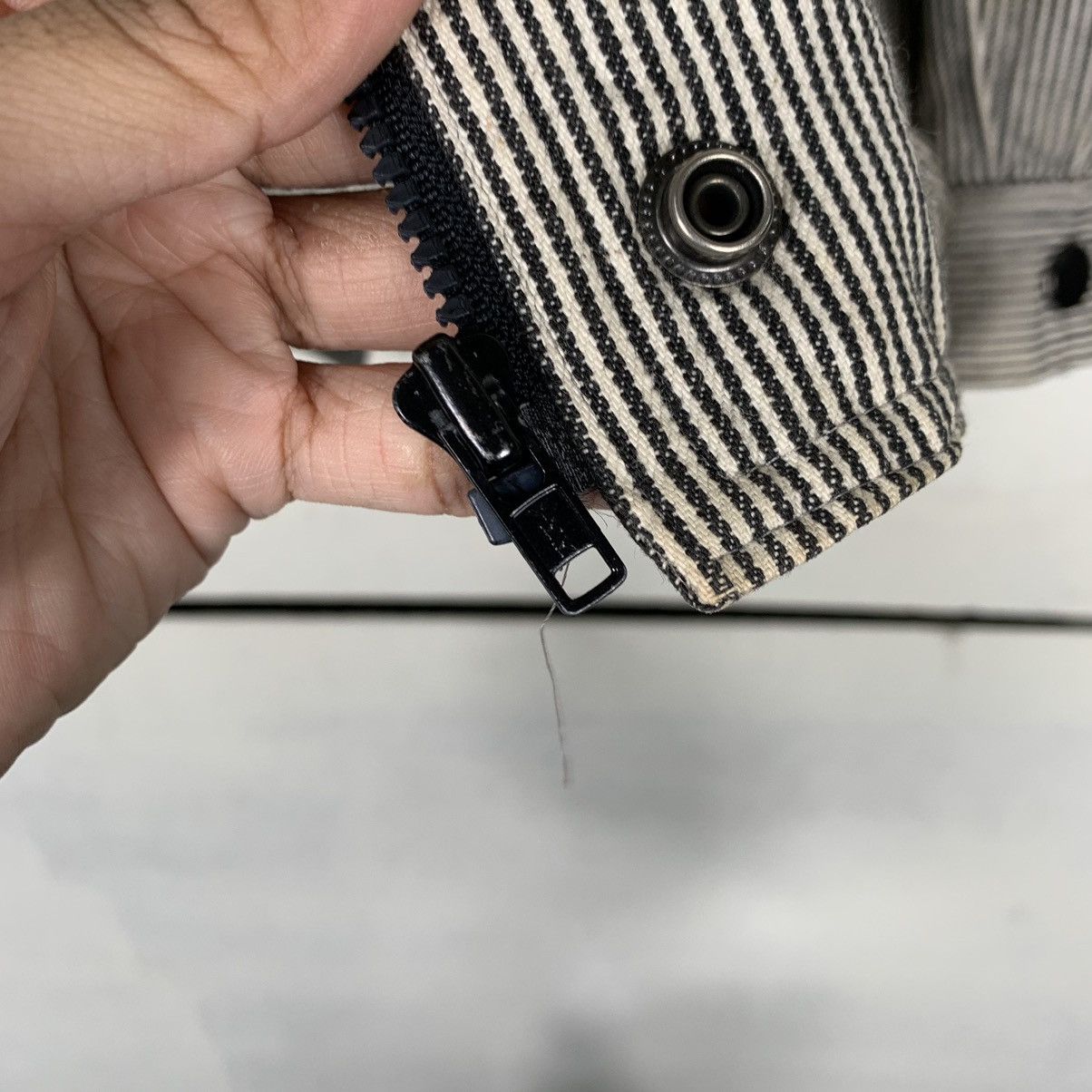 Japanese Brand Japanese Brand Claude Cross Hickory Bomber Jacket Size US M / EU 48-50 / 2 - 14 Thumbnail