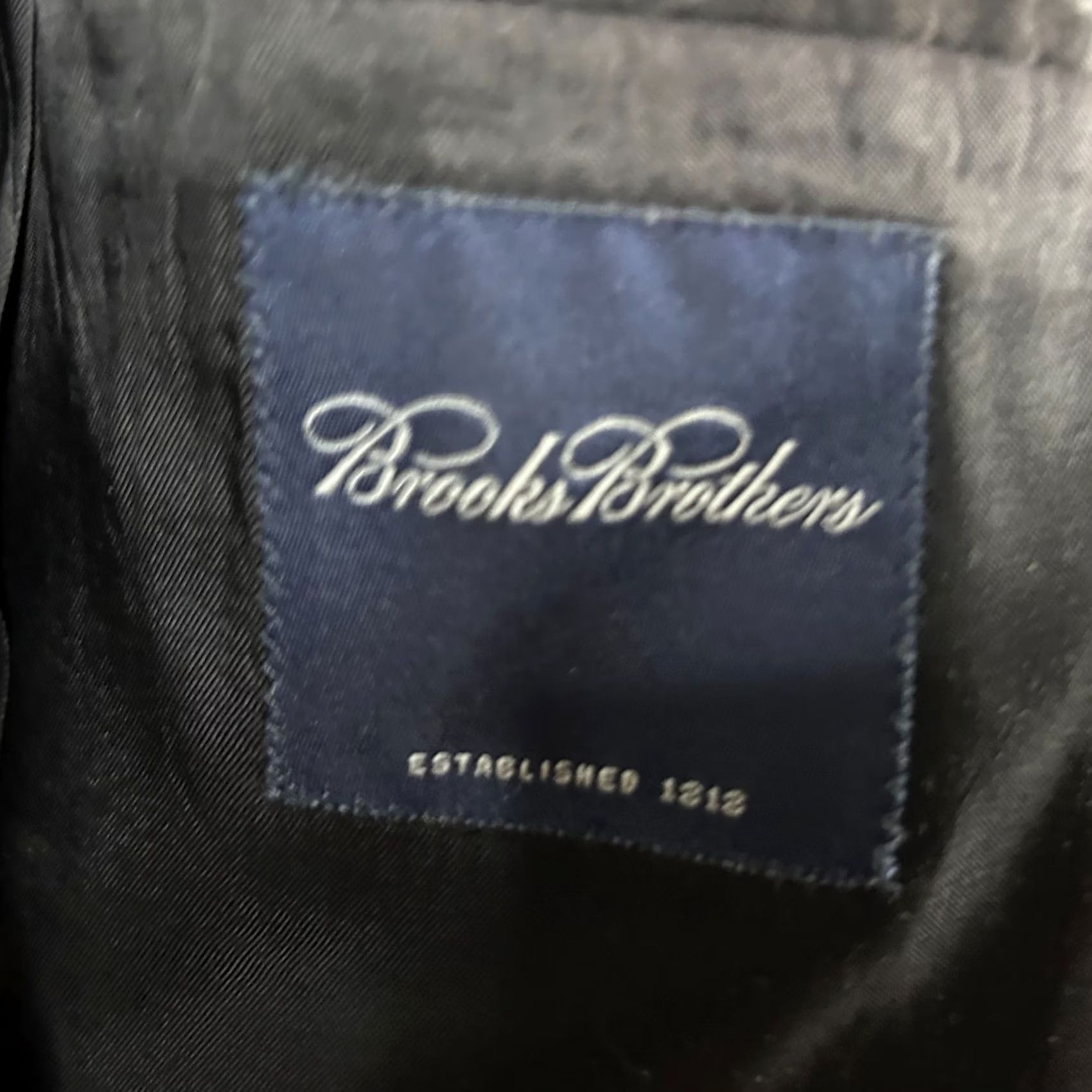 Brooks Brothers Brooks Brothers Sport Coat 38S Wool Black Three-Button Fully Lined Men Jacket Coat Notch Lapel 2 Piece Size US XS / EU 42 / 0 - 3 Thumbnail