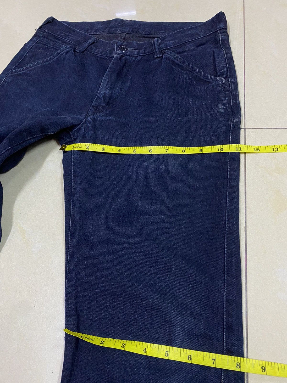 45rpm × Indigo × Japanese Brand Vintage Japanese Brand 45Rpm Indigo Denim Size US 30 / EU 46 - 9 Thumbnail