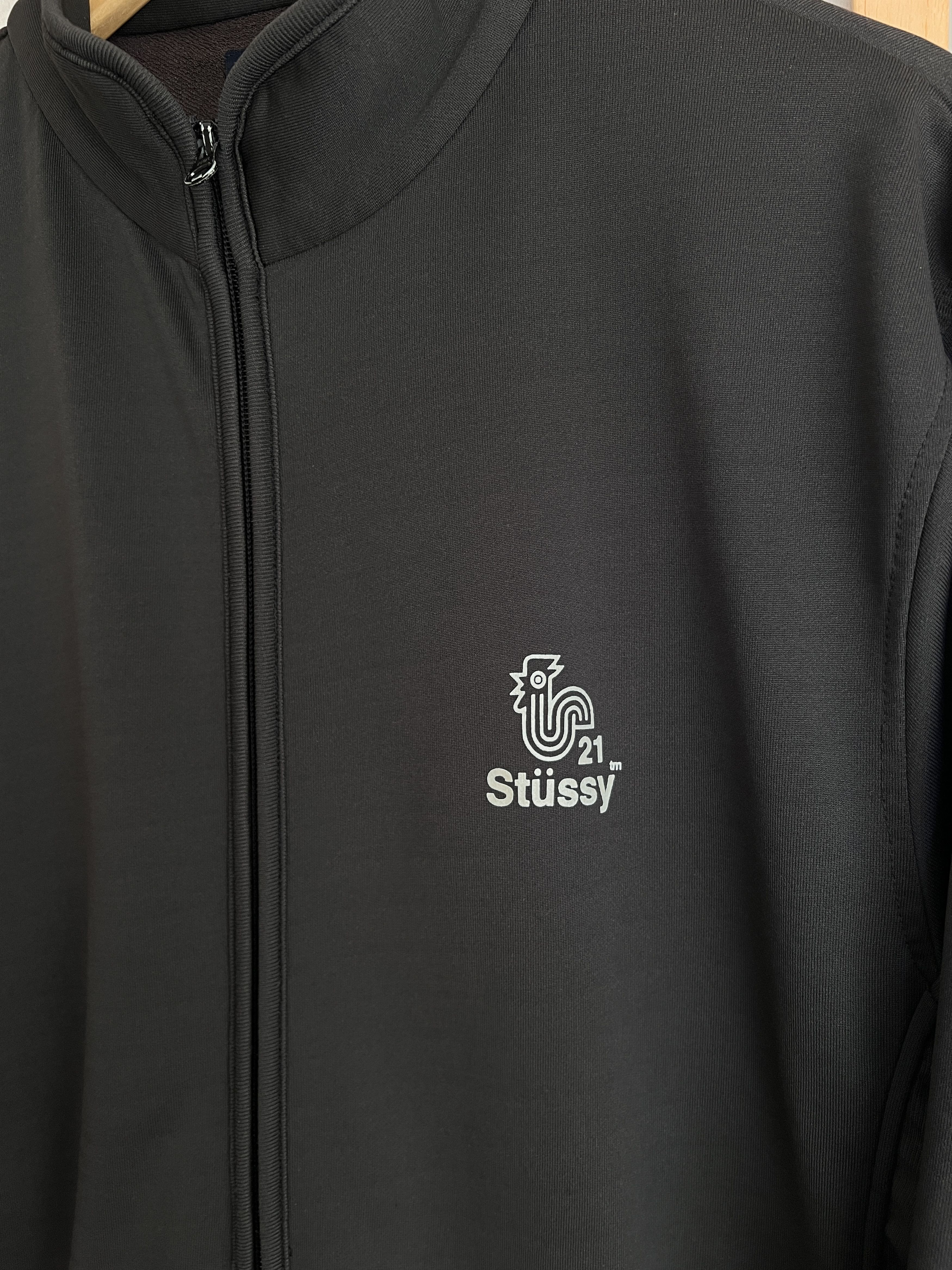 Stussy Rare! Stussy Rooster logo VTG 90s Track top jacket sunfaded Size US XL / EU 56 / 4 - 2 Thumbnail