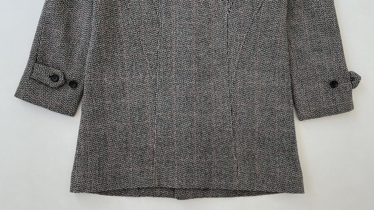 Comme des Garcons A/W 03 Panelled Patterned Weave Overcoat Size US L / EU 52-54 / 3 - 22 Thumbnail