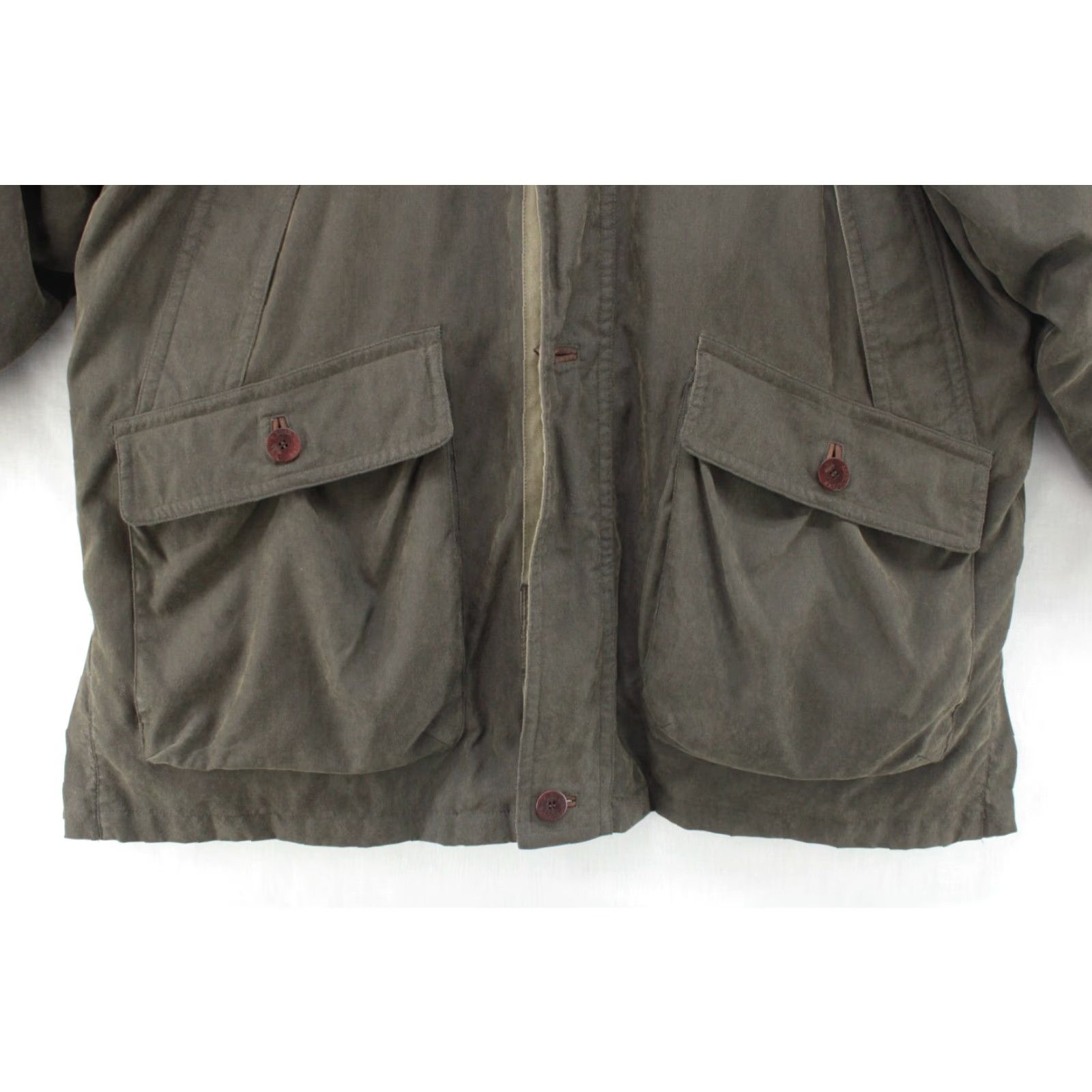 Vintage Rainforest Rainforest Winter Jacket Men XL Removable Liner Down Filled Insulated Parka Olive Green Tan Zip Windproof Size US XL / EU 56 / 4 - 3 Thumbnail