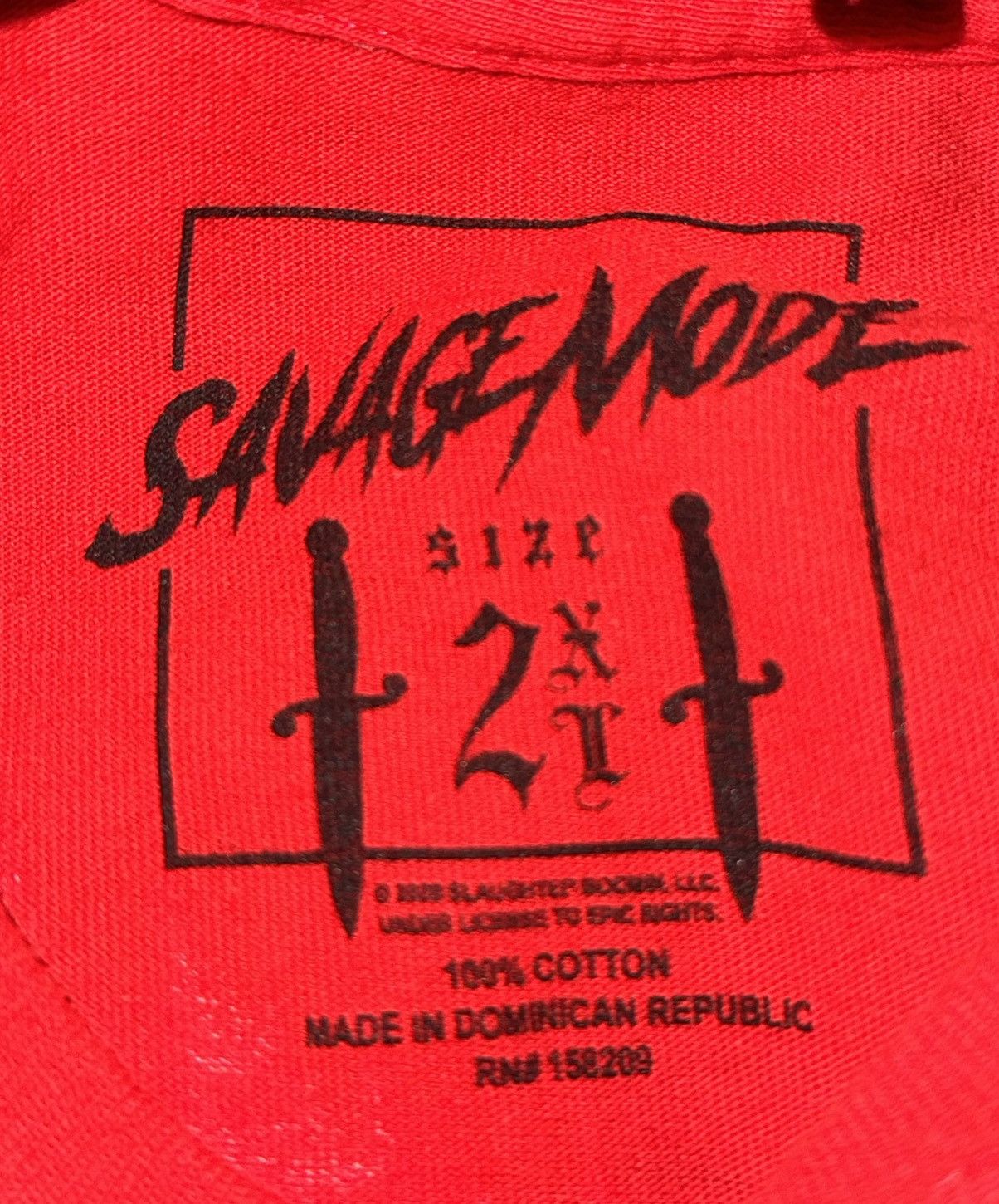 21 Savage 21 Savage Savage Mode II Tee Size US XXL / EU 58 / 5 - 4 Thumbnail