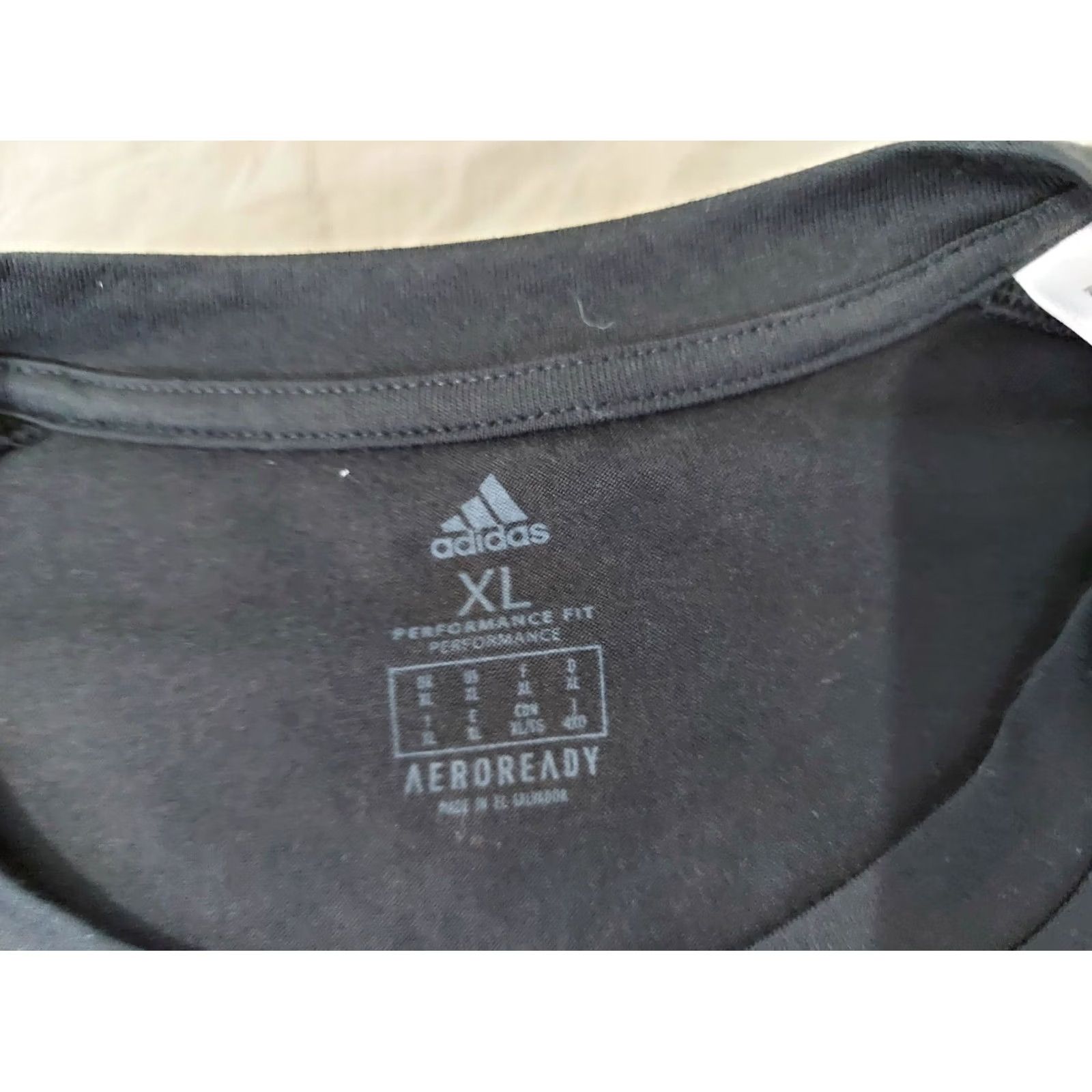 Adidas adidas Shirt Mens XL Black Athletic Gym Workout Tee T-Shirt New Size US XL / EU 56 / 4 - 3 Thumbnail