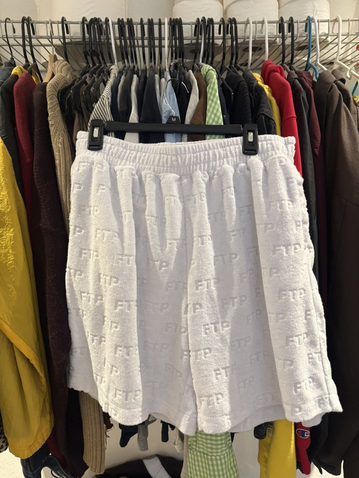 FTP LOGO CLOTH SHORT(WHITE)