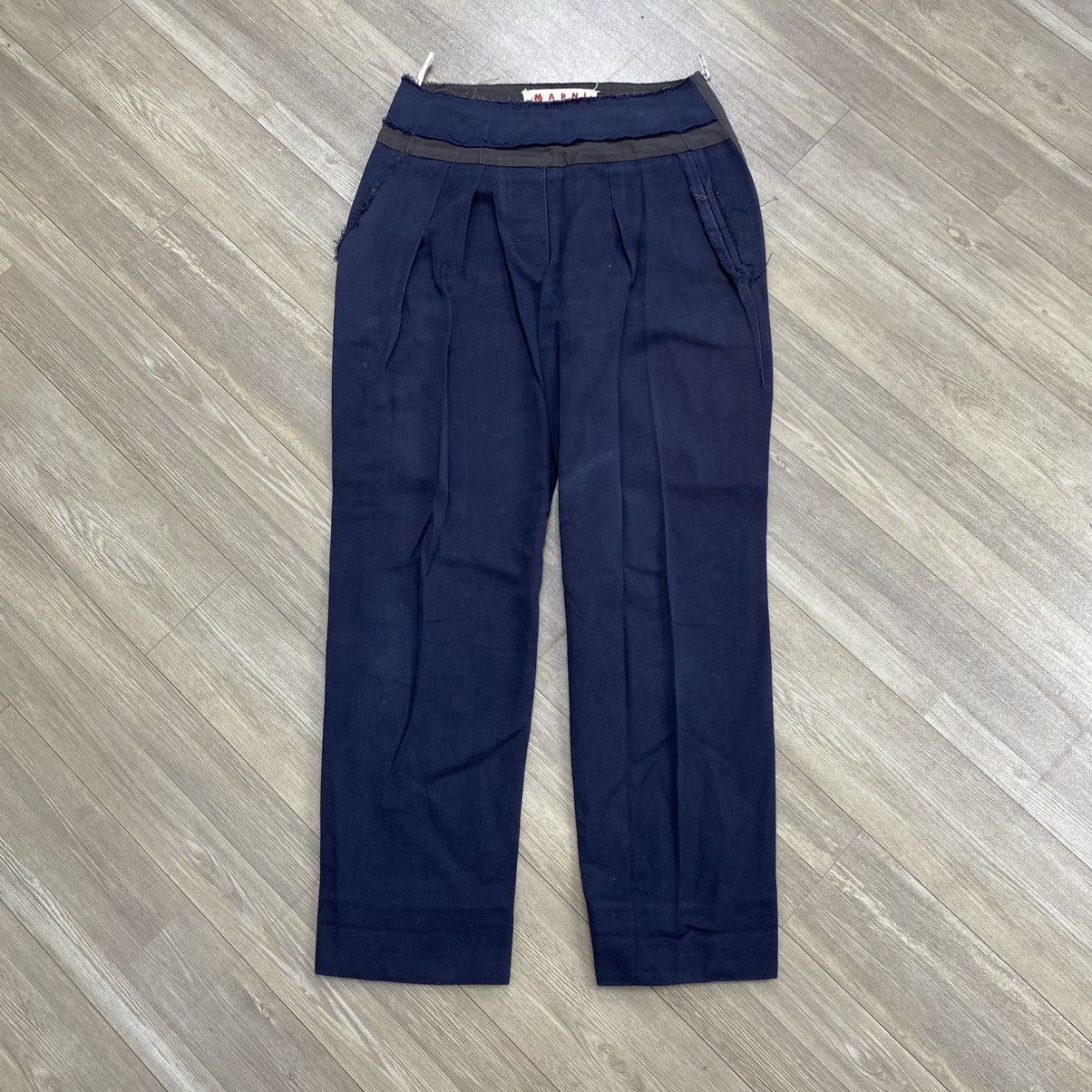 Marni Vintage Marni Trouser Pants Luxury Italian Designer Size US 26 / EU 42 - 1 Thumbnail