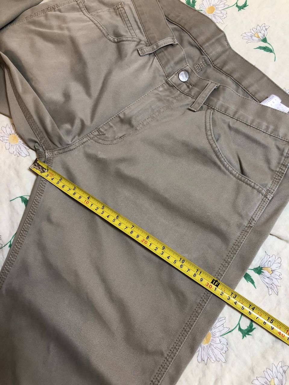 Carhartt Carhartt Double Knee Khaki Carpenter Cargo Pants Size US 33 - 9 Thumbnail