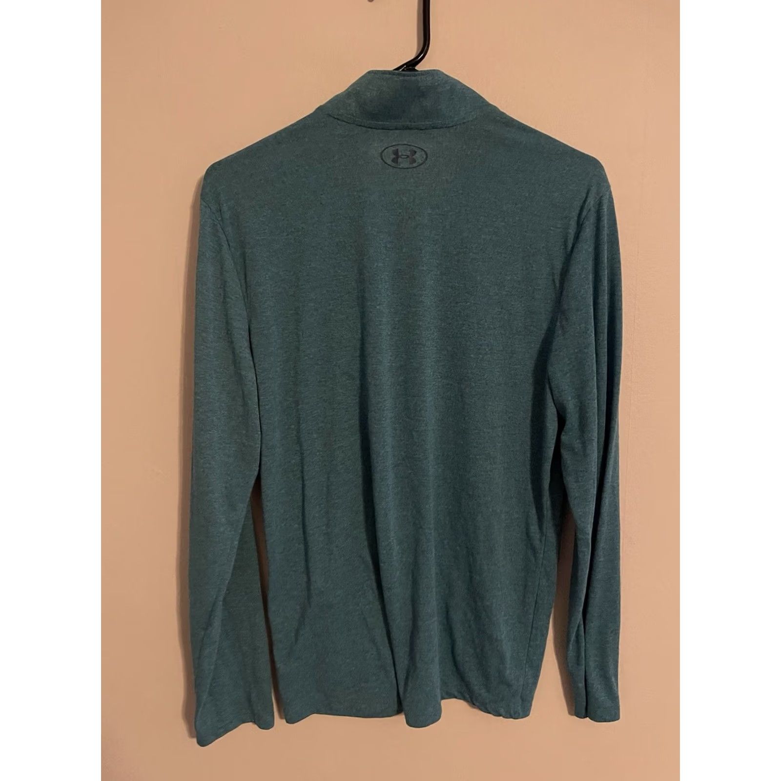 Under Armour VINTAGE Under Armour Threadborne Teal/Blue 1/4 Zip Pullover Golf Shirt Mens Medium Size US M / EU 48-50 / 2 - 3 Thumbnail