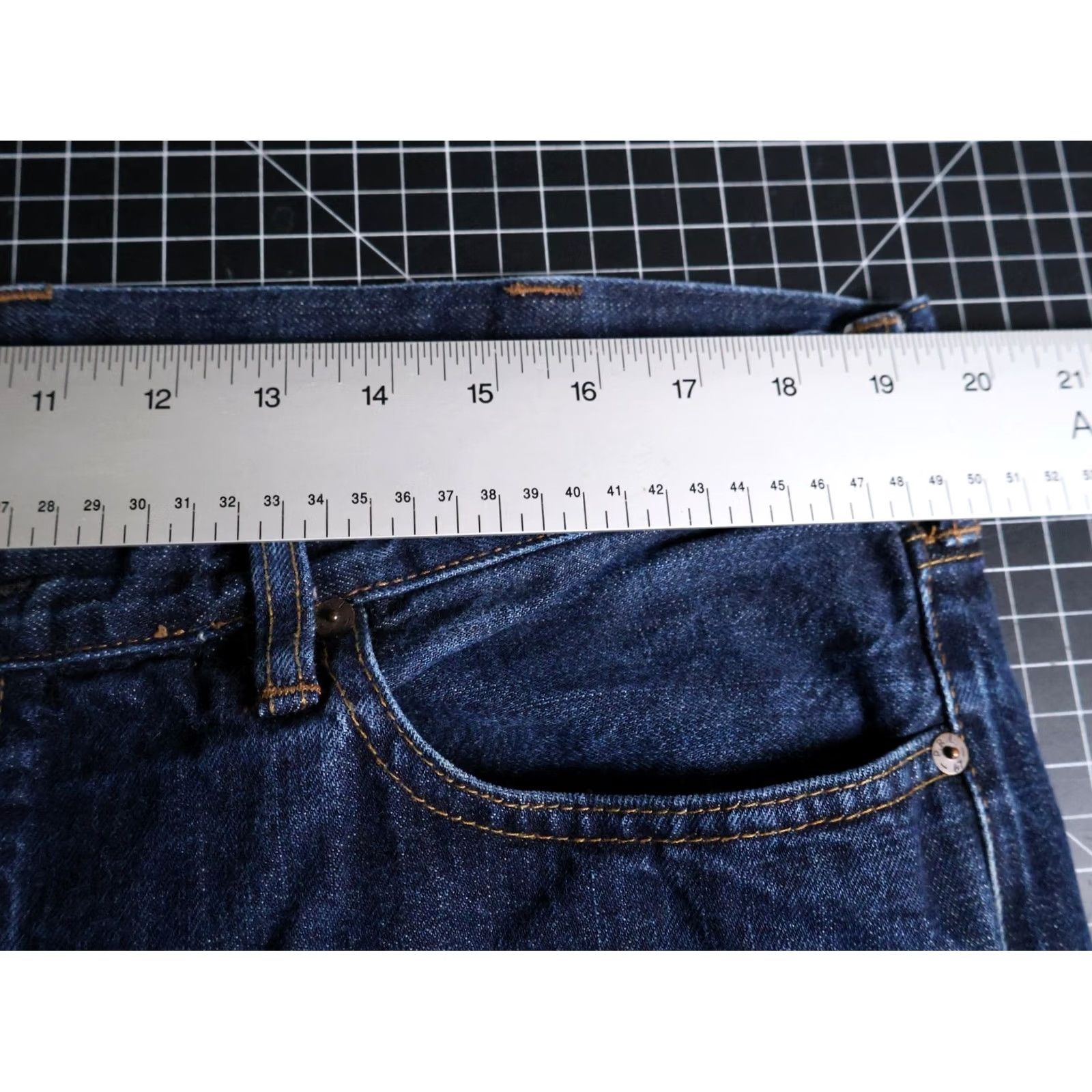 Polo Ralph Lauren Polo Ralph Lauren Jeans Slim Straight 38 x 34 Blue Denim Cotton 5-Pocket Men Regular Vintage: No Size US M / EU 48-50 / 2 - 6 Thumbnail