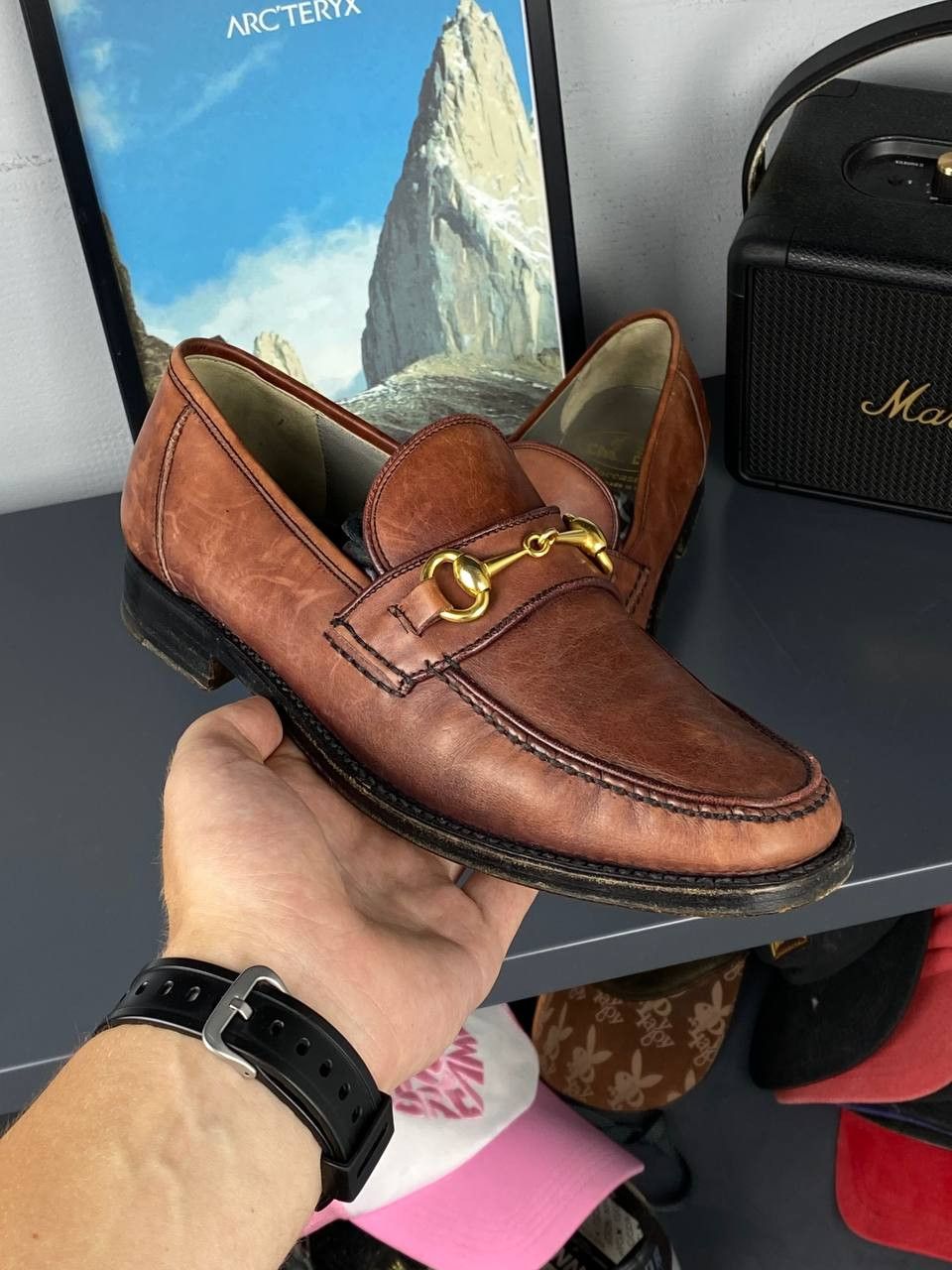 Church's Handmade Churchs gold horsebit loafers, Made in Italy Size US 8 / EU 41 - 2 Thumbnail