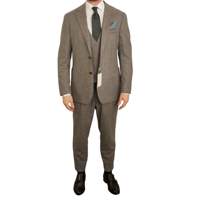 Suitsupply Men Suitsupply 3 Piece Suit Wool Cashmere Eu50 Uk Us40 S222 