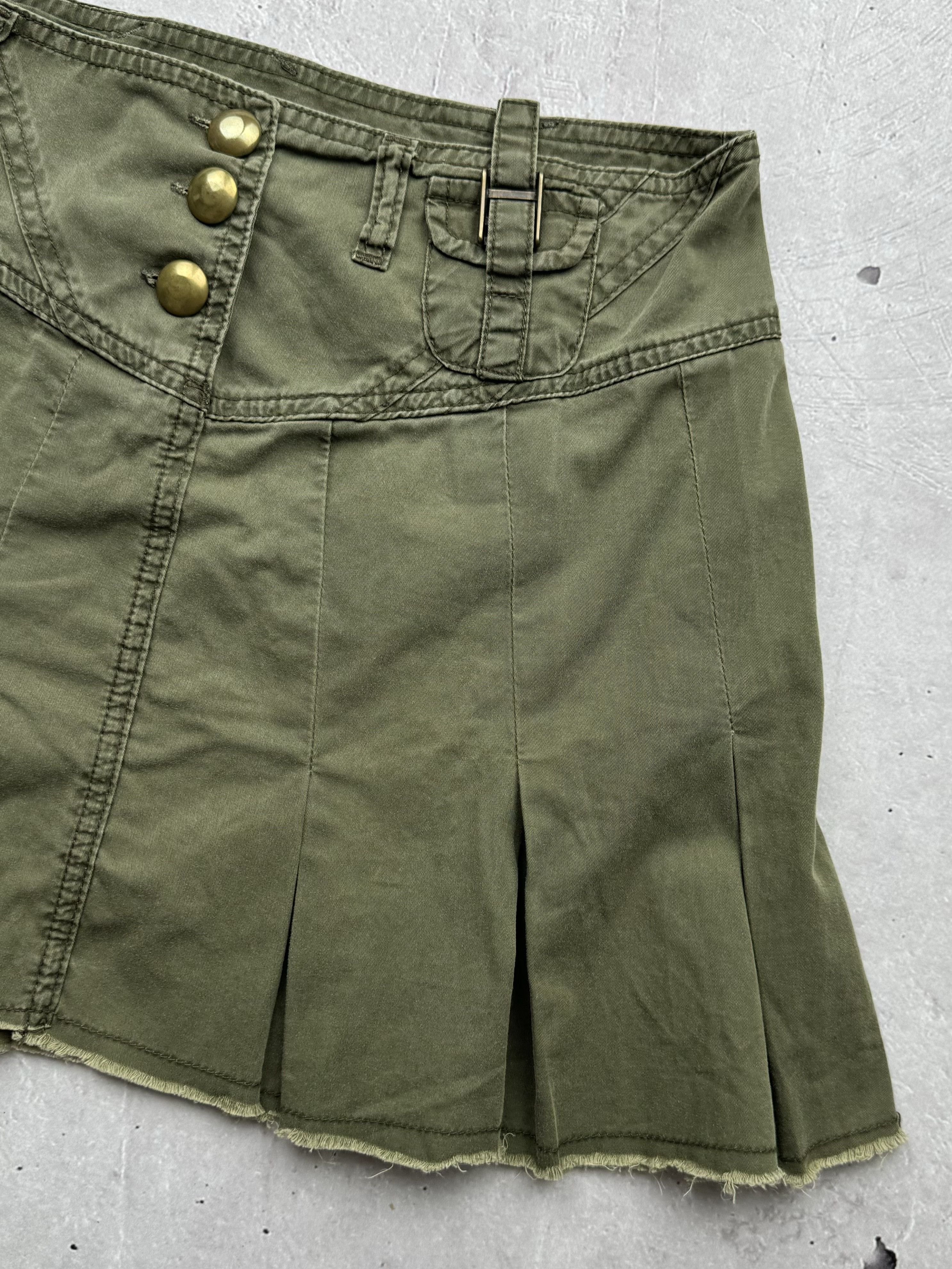 Japanese Brand × Seditionaries × Vintage Vintage Cargo Flared Mini Skirt Size 27" / US 4 / IT 40 - 3 Thumbnail