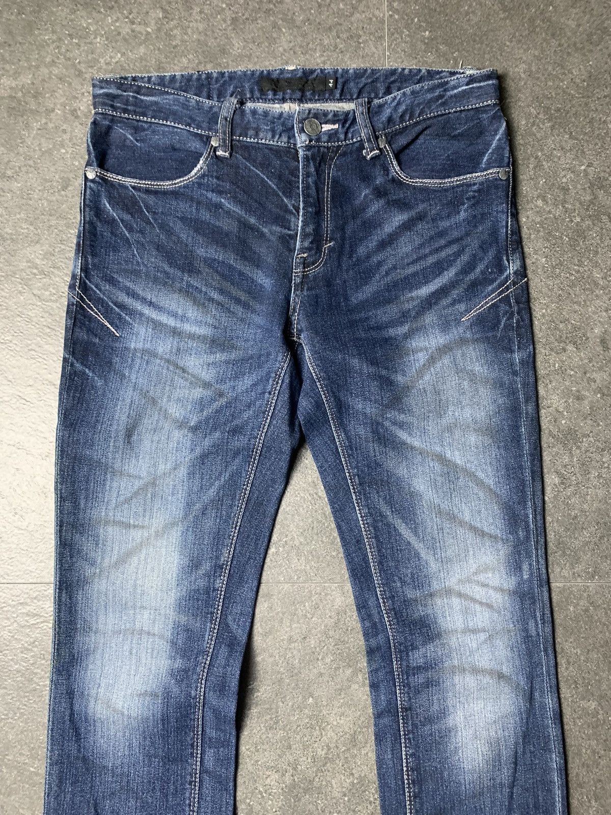 GOSTAR DE FUGA × If Six Was Nine × Le Grande Bleu (L.G.B.) 2000s Fuga Claw Marks Jeans Vkei Style Size US 29 - 3 Thumbnail