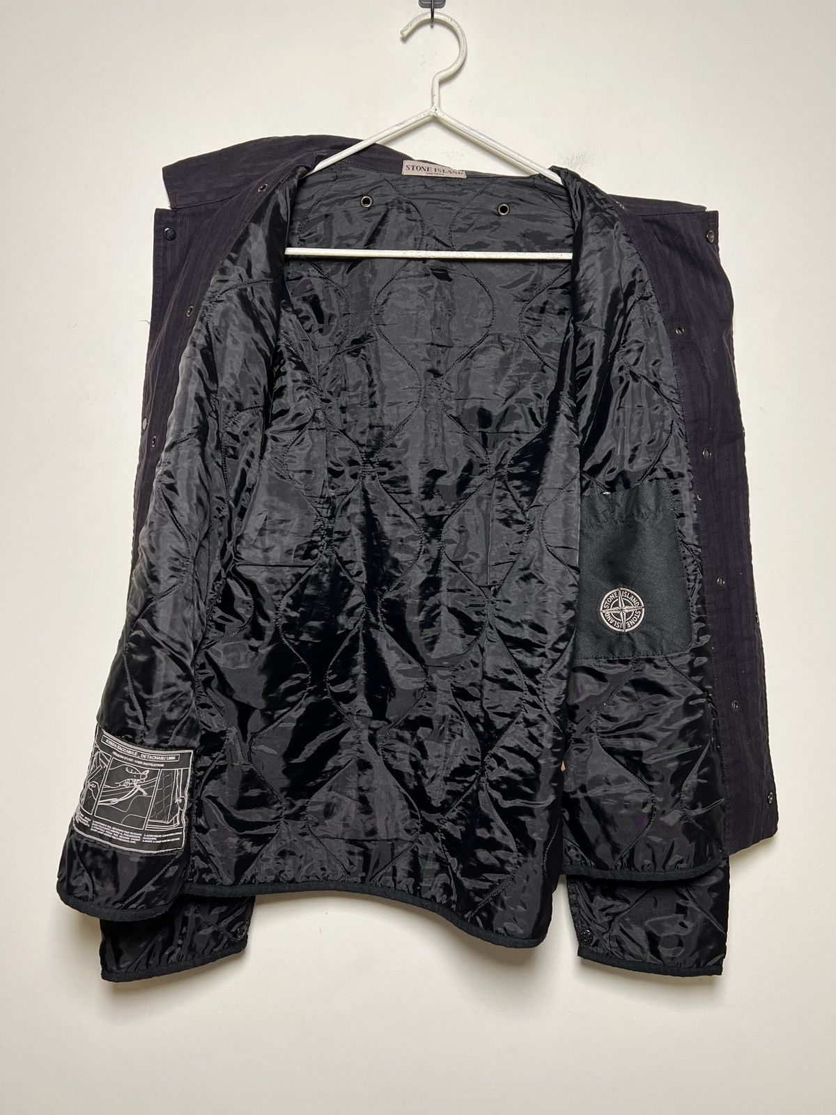Stone Island stone island y2k quilted liner bomber jacket Size US L / EU 52-54 / 3 - 12 Thumbnail