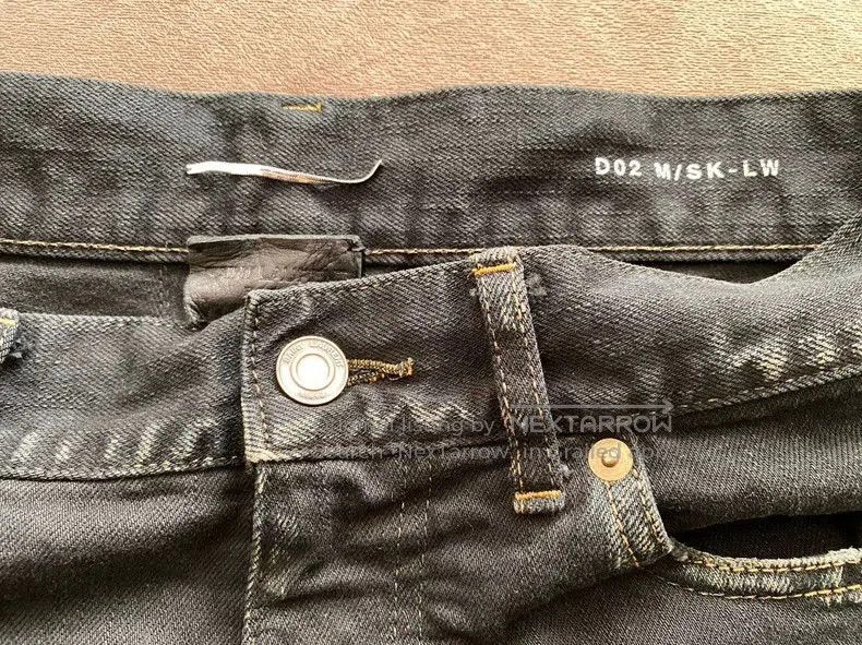 Saint Laurent Paris Saint Laurent Distressed Denim Jeans. Size US 30 / EU 46 - 4 Thumbnail