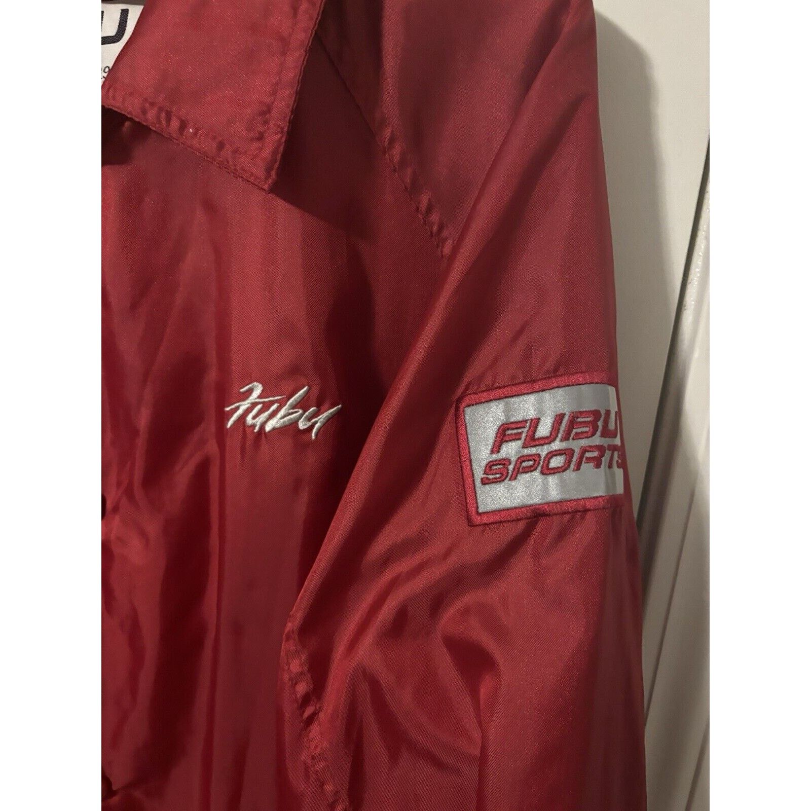 Other Vintage y2k rare Fubu Sport Red Windbreaker Size Large Size US L / EU 52-54 / 3 - 8 Thumbnail