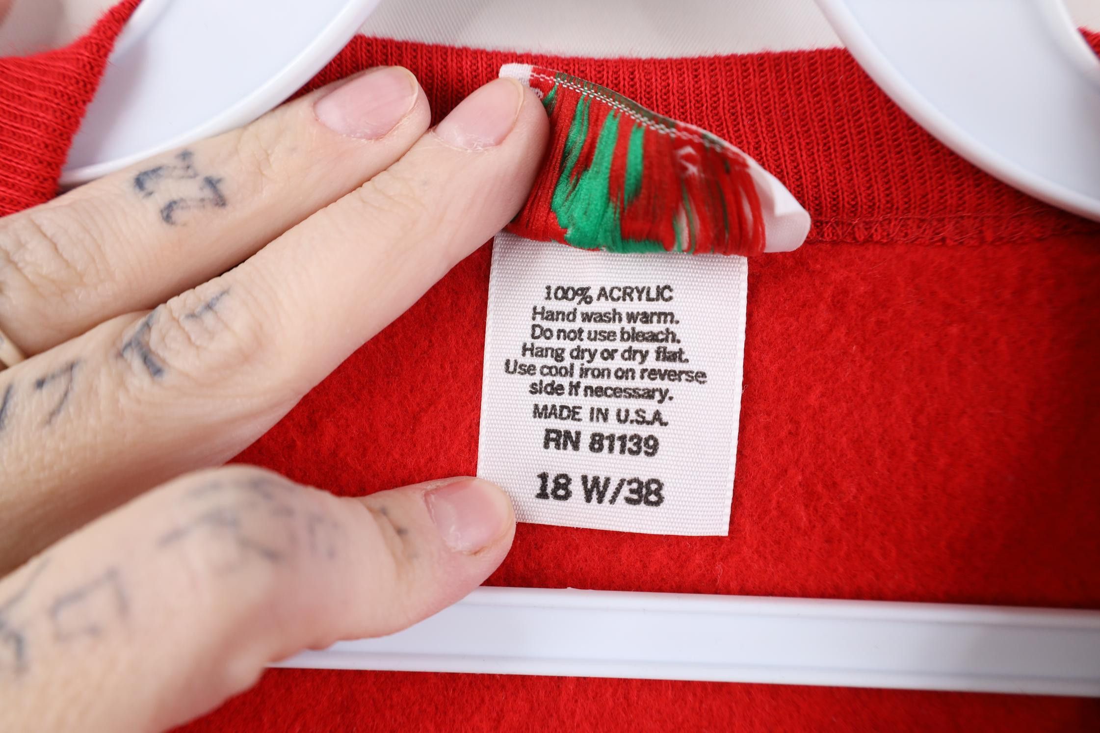 Vintage Vintage 90s Print Christmas Country Farmhouse Sweatshirt USA Size XXL / US 16-18 / IT 52-54 - 10 Thumbnail