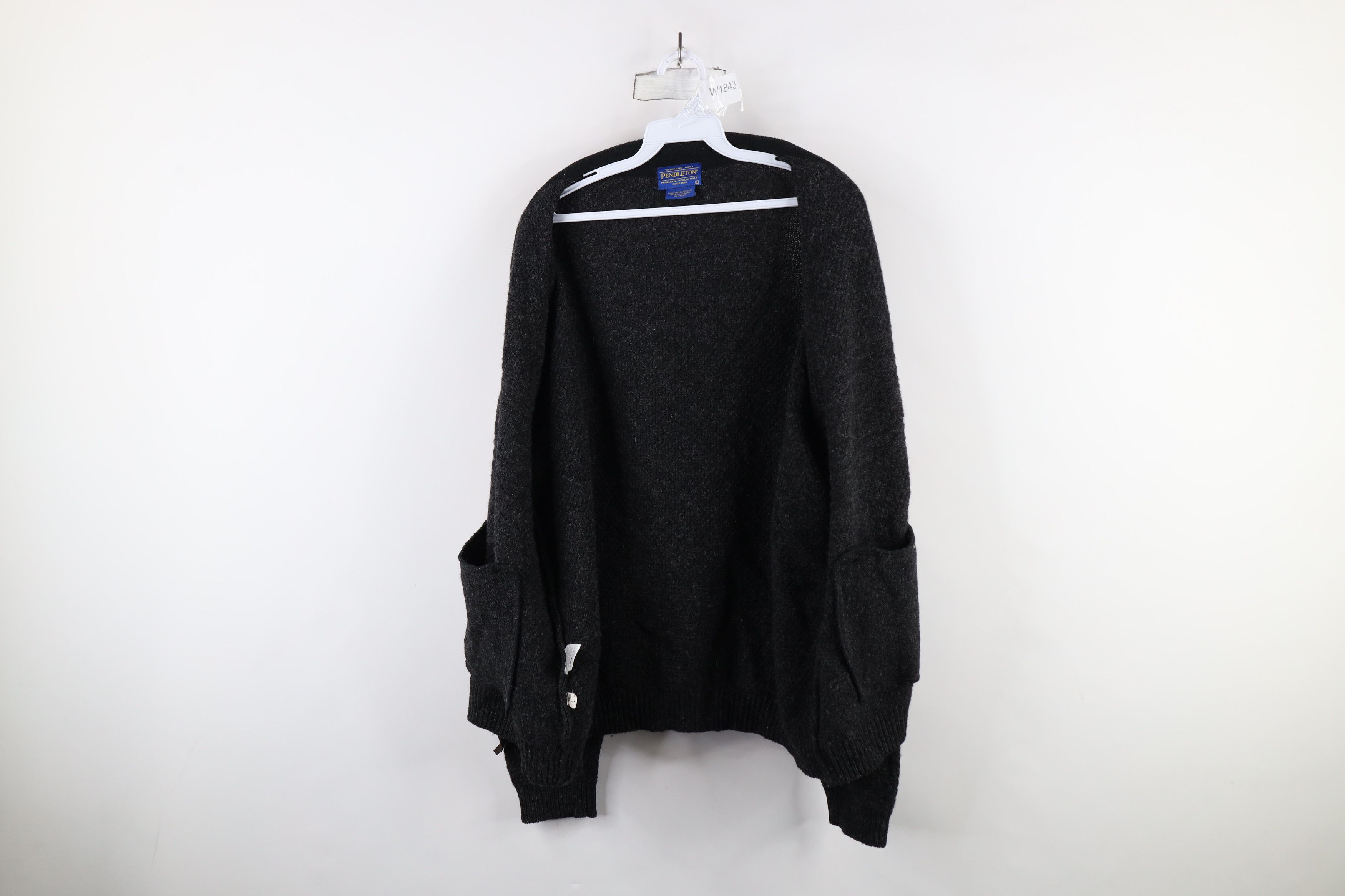 Pendleton × Vintage Vintage Pendleton Shetland Knit Full Zip Cardigan Sweater Size US L / EU 52-54 / 3 - 10 Thumbnail