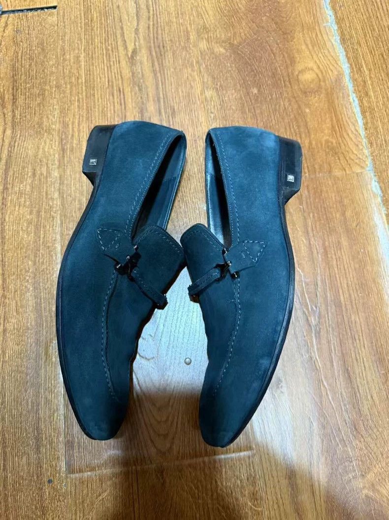 Louis Vuitton Louis Vuitton Suede Slip -2505 Size US 9.5 / EU 42-43 - 2 Thumbnail