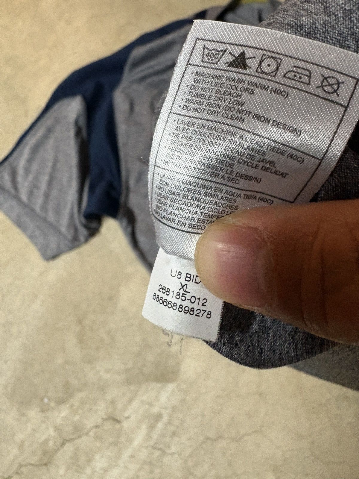 Nike Vintage 00’s Nike Y2K Oversized Tee T-shirt Gray Size XL Size US XL / EU 56 / 4 - 5 Thumbnail