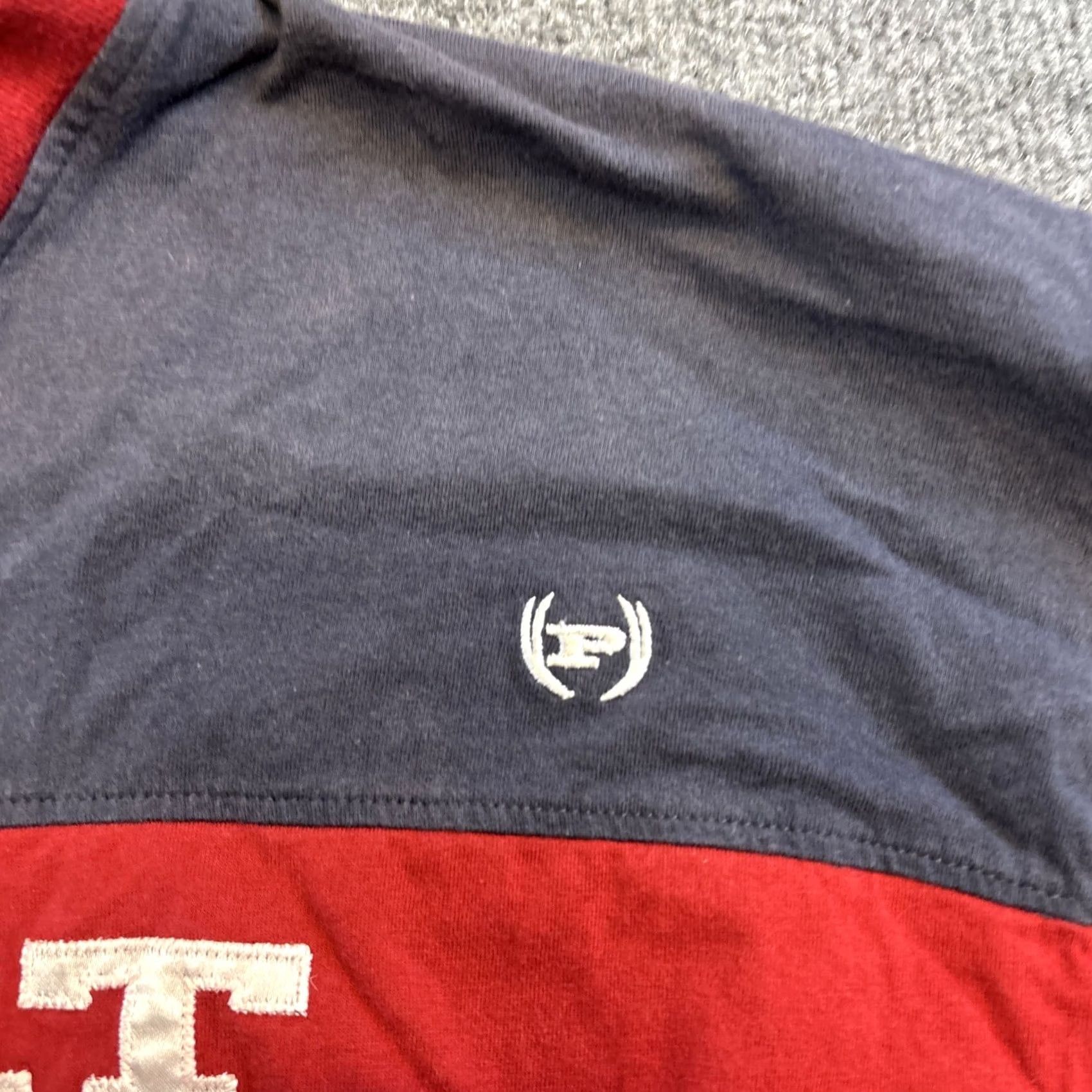 Phat Farm VINTAGE Phat Farm Rugby Style T-Shirt Long Sleeve Embroidered Red Blue Medium Men M Size US M / EU 48-50 / 2 - 4 Thumbnail