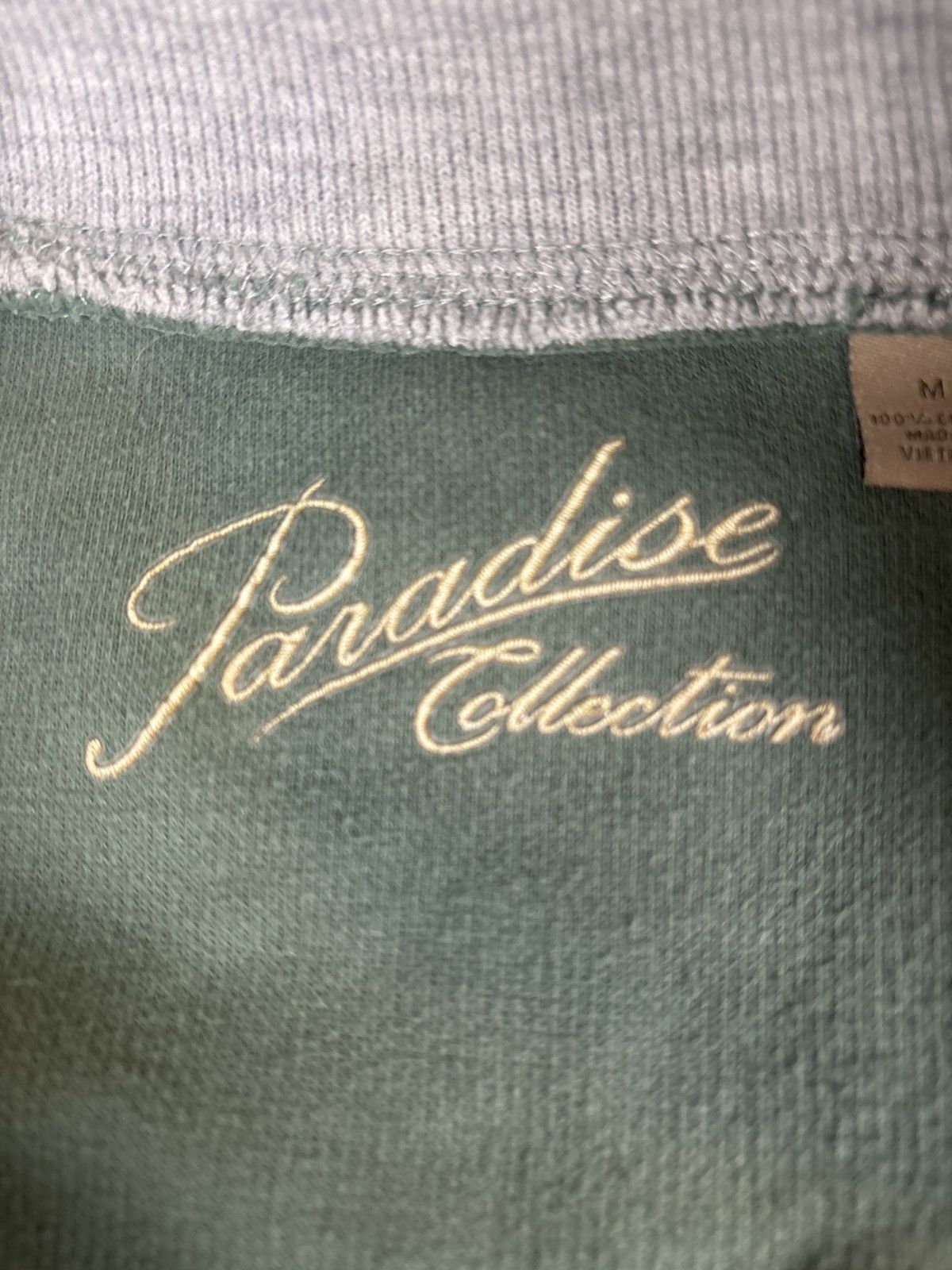 Paradise Paradise Collection Quarter-Zip Pullover Sweater M sage gr Size US M / EU 48-50 / 2 - 3 Thumbnail