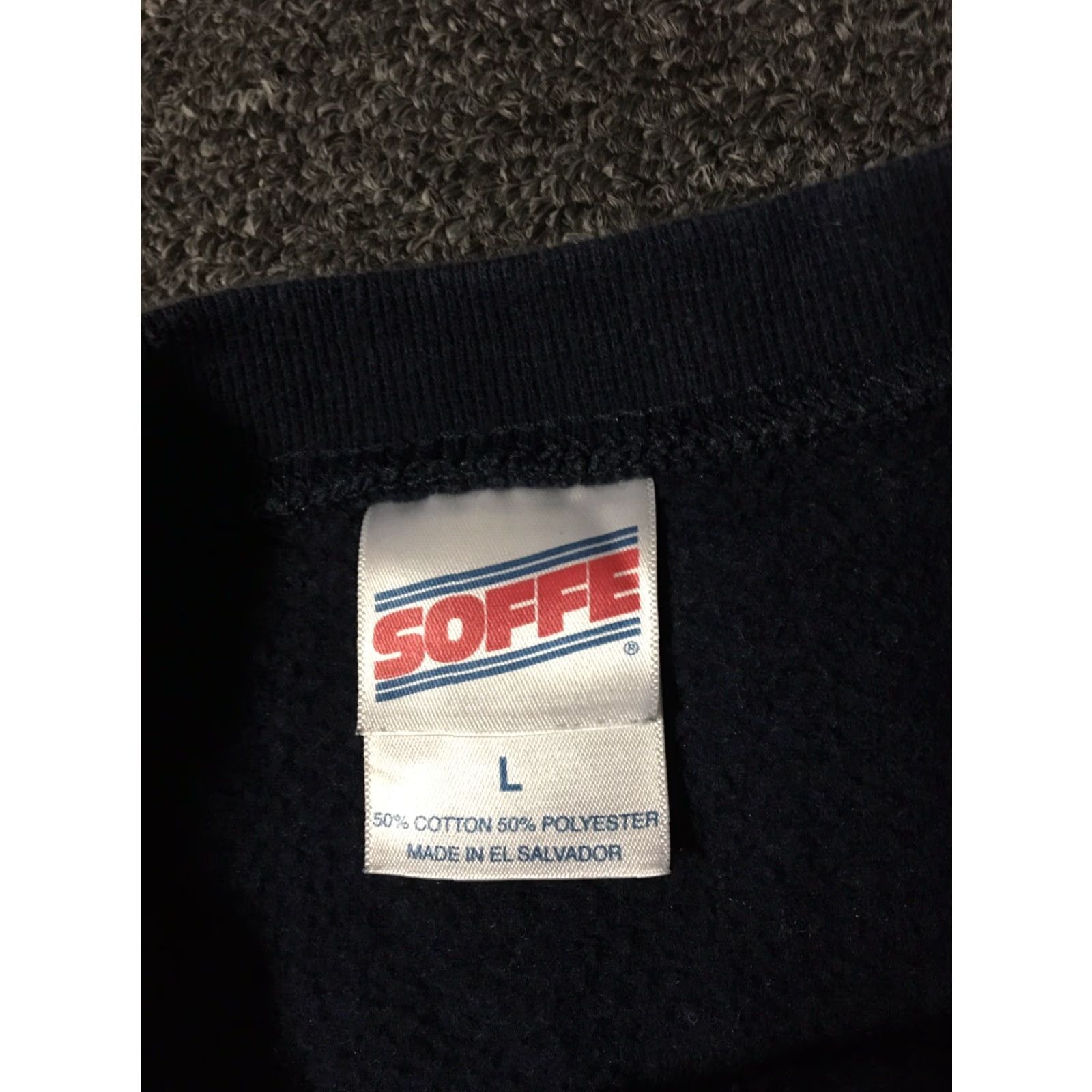 Soffe VINTAGE 90s US Navy Brother Spellout Sweatshirt L Navy Blue Men Large Pullover Casual College Grunge Military USA USA Navy Size US L / EU 52-54 / 3 - 3 Thumbnail