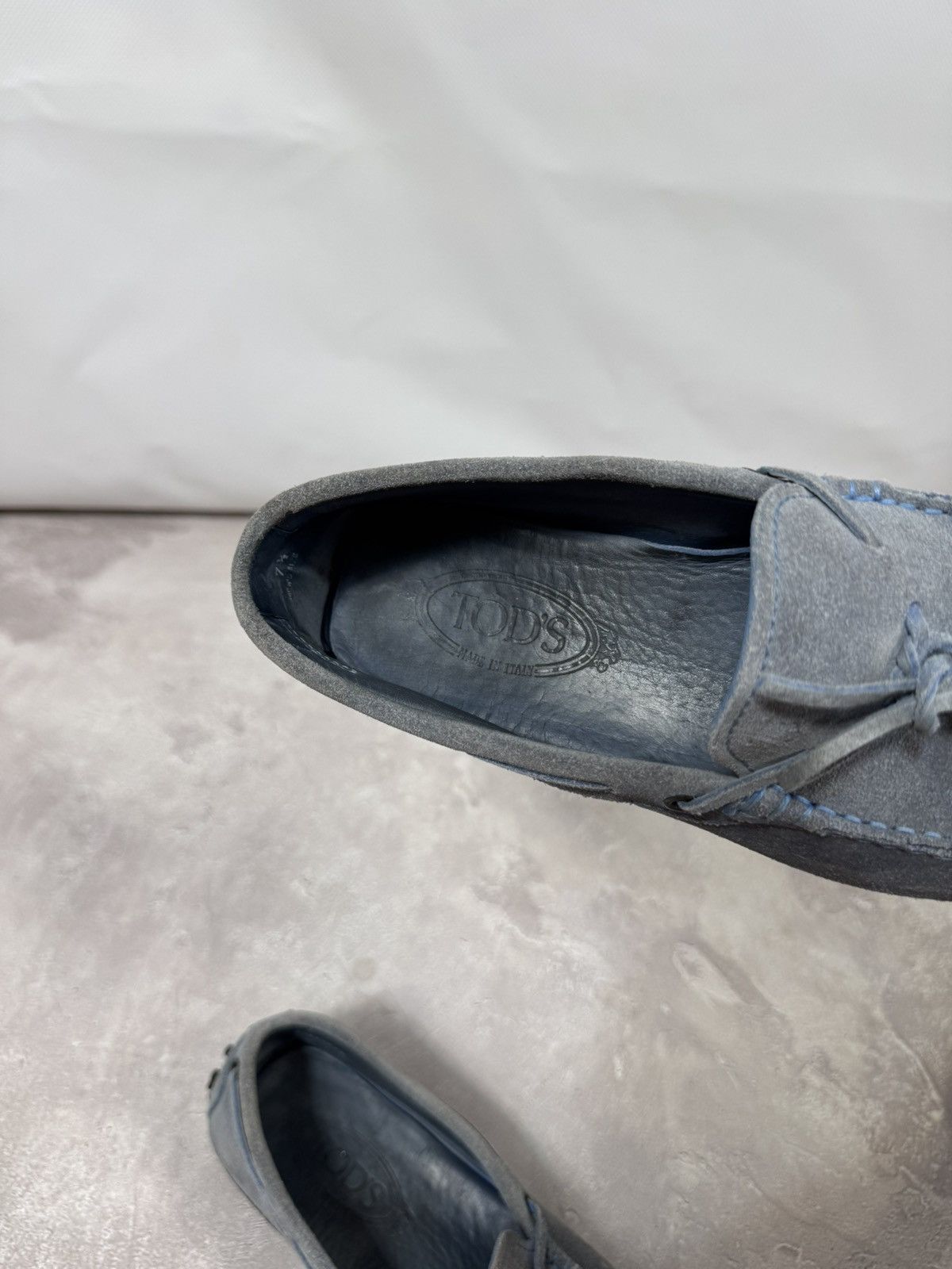 Tod's Tod's Distressed Suede Loafer Size US 7.5 / EU 40-41 - 13 Thumbnail