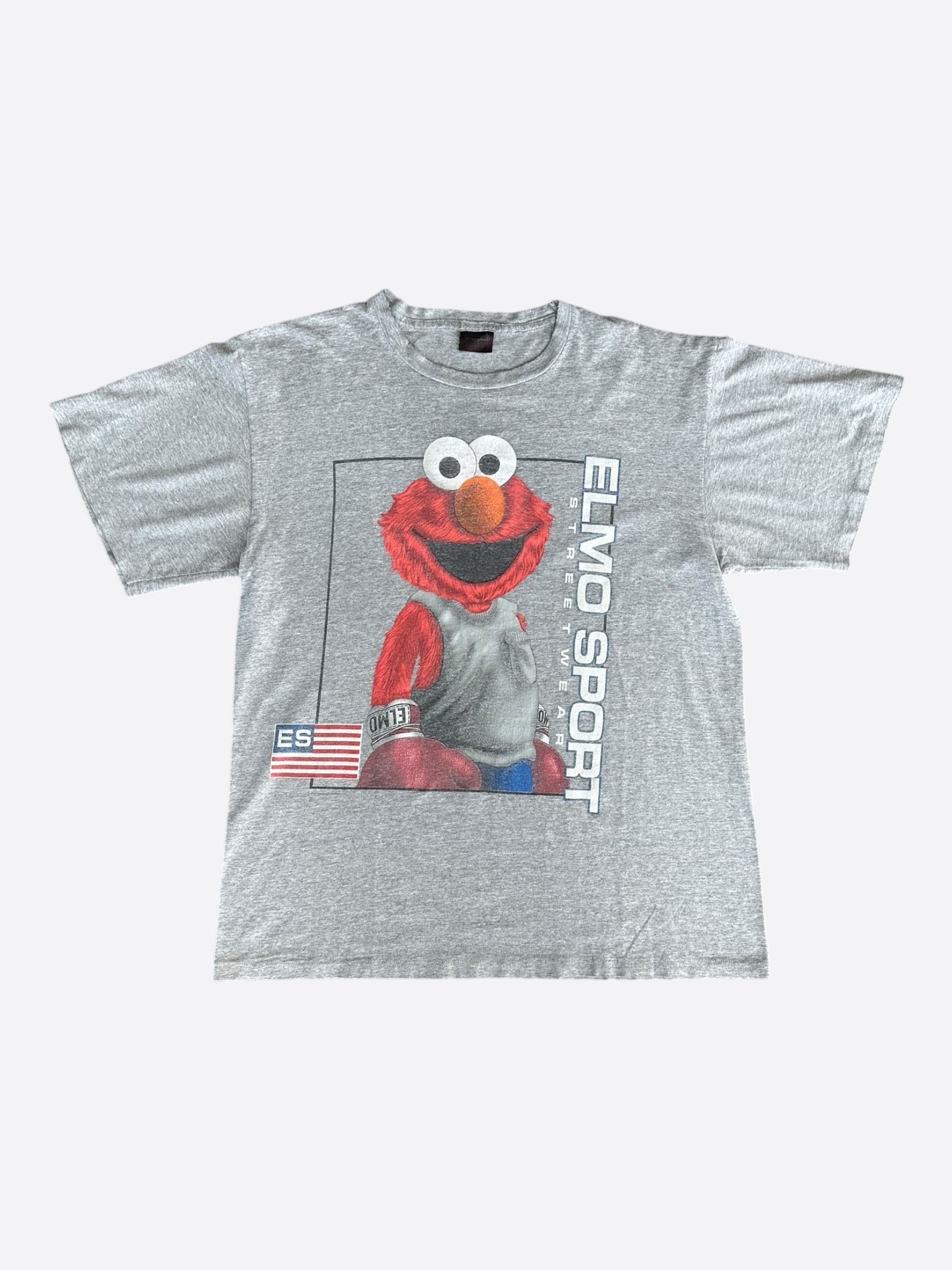 Vintage Vintage Grey Elmo Sport Streetwear T-Shirt Size US XL / EU 56 / 4 - 1 Thumbnail