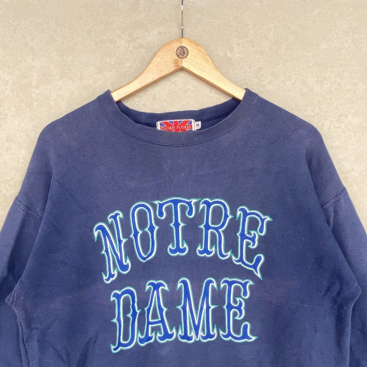 Other Vintage Charal Floral Big Printed Crewneck Sweatshirt Blue Size US M / EU 48-50 / 2 - 4 Thumbnail
