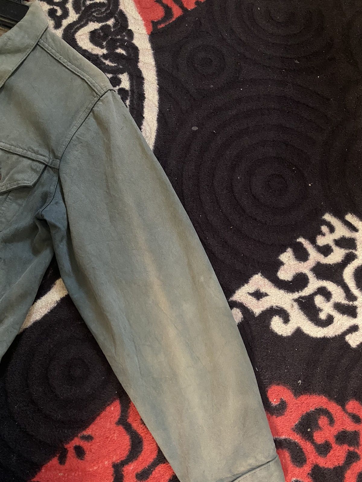 Levi's × Levi's Vintage Clothing Vintage Levis Faded Grey Denim Trucker Jacket Made in USA Size US S / EU 44-46 / 1 - 8 Thumbnail
