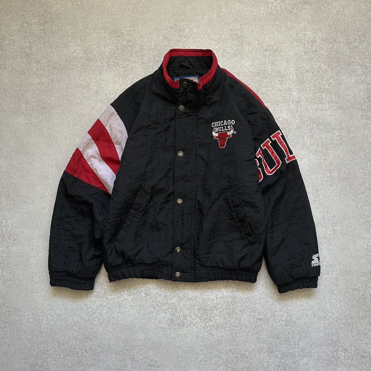 90s STATER Chicago Bulls stadium JKT /XL