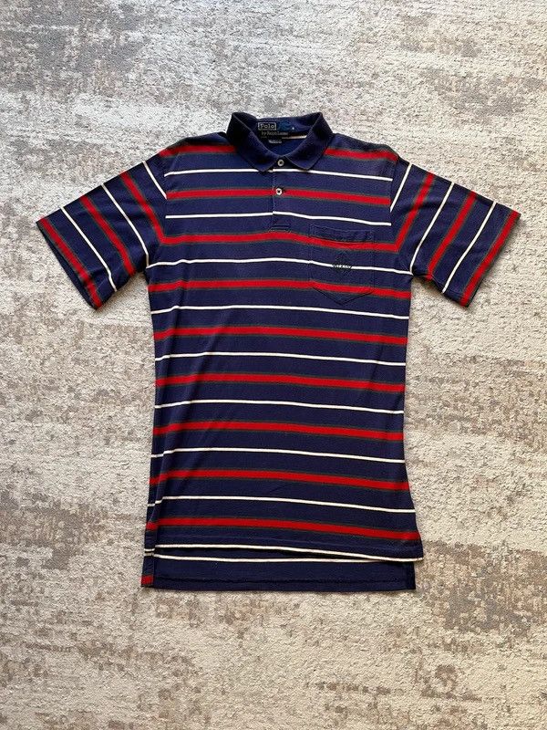 Polo Ralph Lauren Polo Ralph Lauren Polo Shirt Stripped Fine Cotton Size US S / EU 44-46 / 1 - 1 Thumbnail