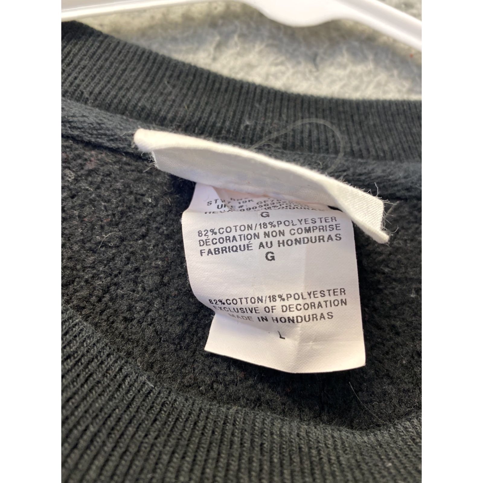 Champion Vintage Champion Reverse Weave Men’s Crew Neck Sweatshirt Large Black Casual Sports Logo Size US L / EU 52-54 / 3 - 6 Thumbnail