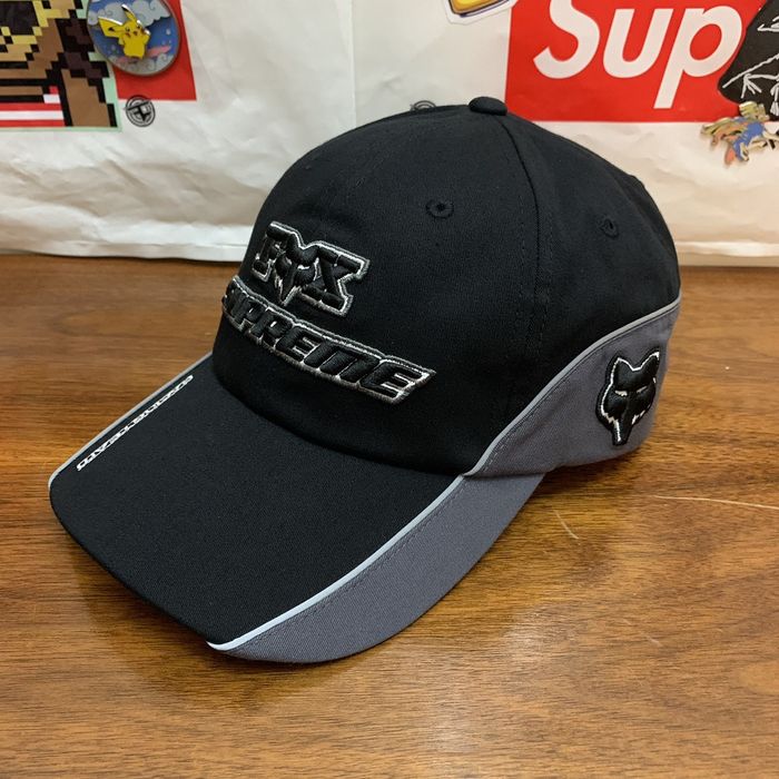 Supreme Supreme x Fox Racing 6-Panel Black | Grailed