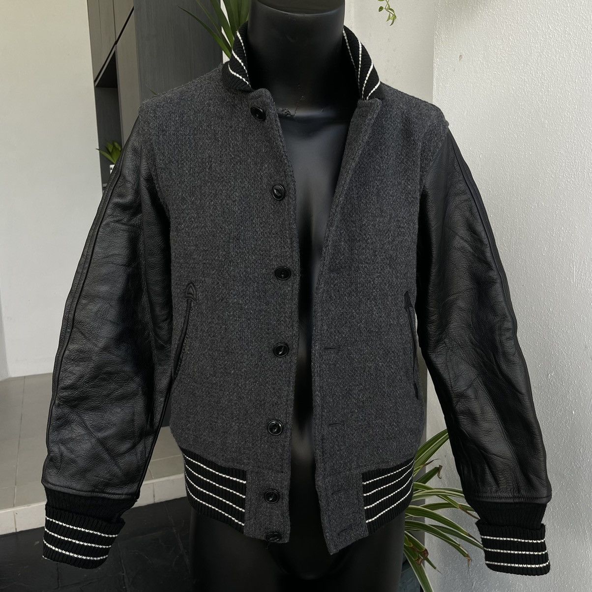 Vintage Houston.Co Varcity Jacket Leather Arm Size US M / EU 48-50 / 2 - 5 Thumbnail