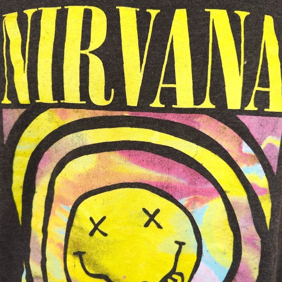 Etro Nirvana T Shirt Mens Size Medium Dark Gray Retro 90s Grunge Kurt Cobain Band Tee Size US M / EU 48-50 / 2 - 3 Thumbnail