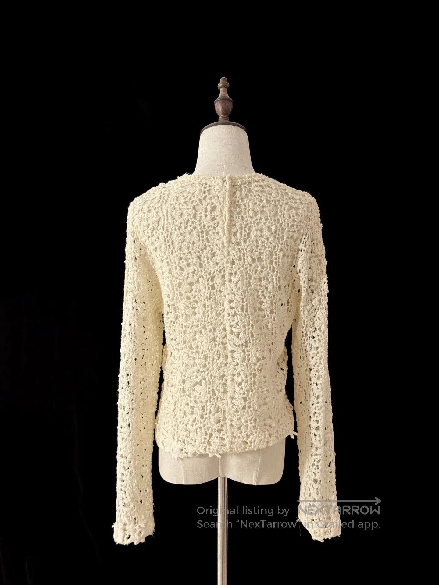 Comme des Garcons Comme des Garçons 1988 Wool Crochet Top. Size M / US 6-8 / IT 42-44 - 7 Thumbnail