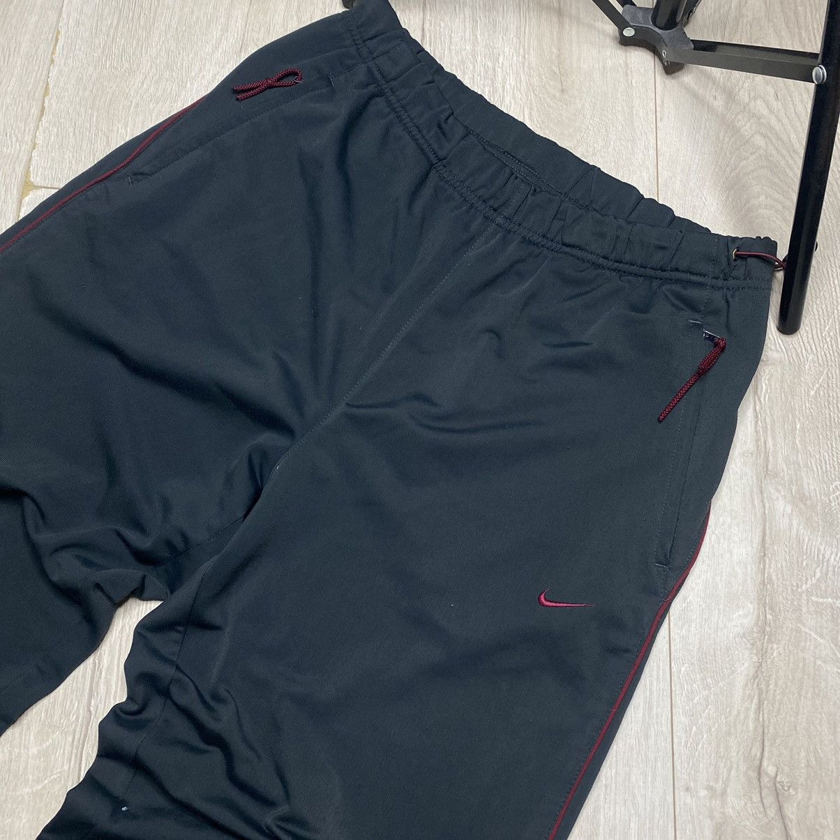 Vintage Vintage Nike Swoosh Track 90’s drill opium pants Size US 32 / EU 48 - 2 Thumbnail