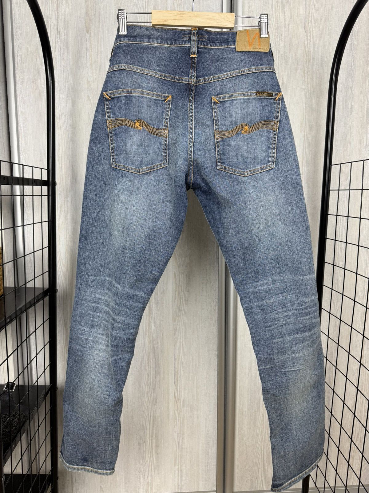 Nudie Jeans NUDIE JEANS Grim Tim Denim Jeans - Worn In Broken Pants Size US 32 / EU 48 - 6 Thumbnail