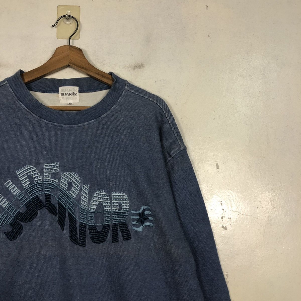 Japanese Brand 📌Vintage Sweatshirt Crewneck Superior Big Logo Size US M / EU 48-50 / 2 - 8 Thumbnail