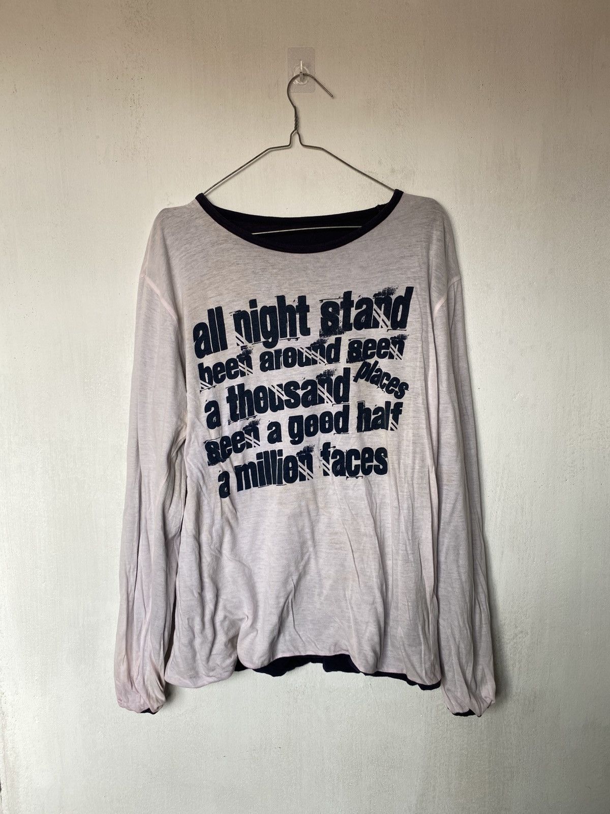 Hysteric Glamour Undefined Reversible Poem Longsleeve Size US M / EU 48-50 / 2 - 1 Thumbnail