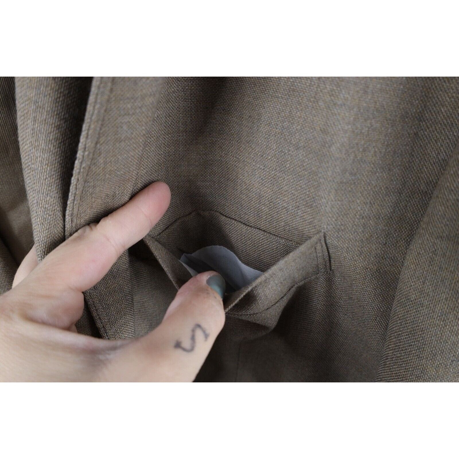 Vintage Vintage 90s Streetwear Worsted Wool 2 Button Suit Jacket Size US L / EU 52-54 / 3 - 5 Thumbnail