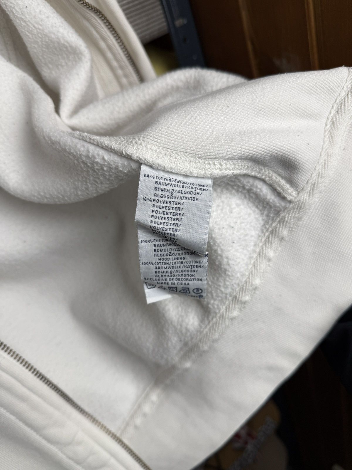 Polo Ralph Lauren Crazy 00s Polo Ralph Lauren White Zip Hoodie Size US S / EU 44-46 / 1 - 7 Thumbnail