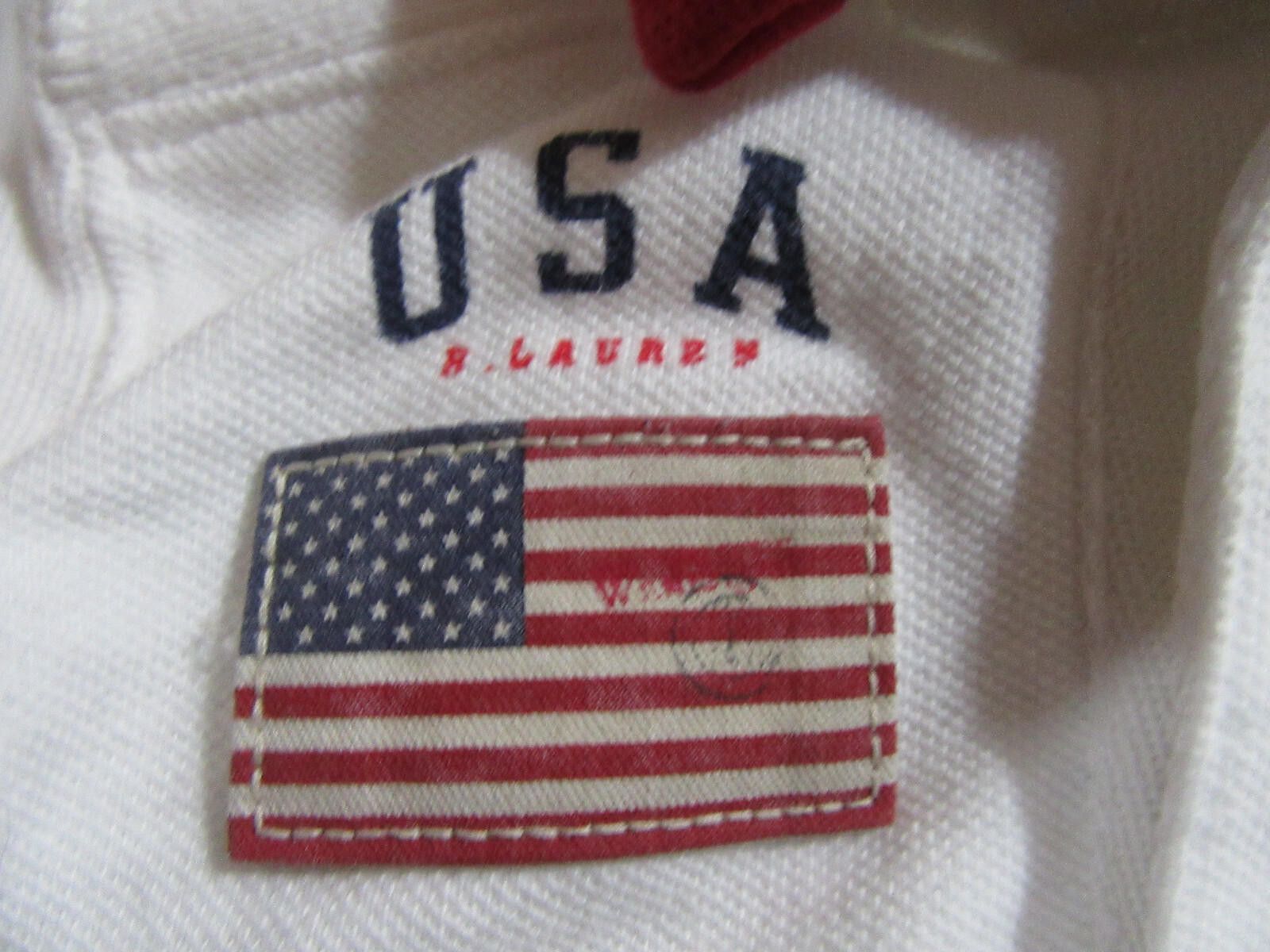 Polo Ralph Lauren Ralph Lauren Polo Baby Boys Big Pony USA Rugby Shirt EUC 9M Size US XXS / EU 40 - 3 Thumbnail
