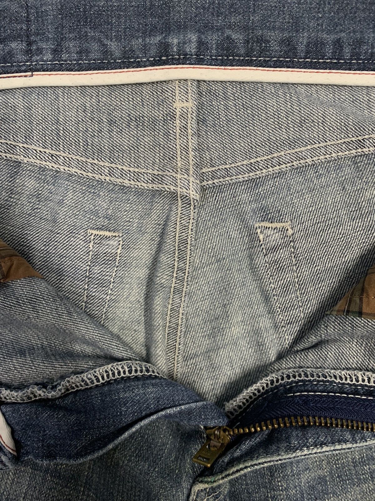 Jun Takahashi Vintage Y2K Uniqlo S002 Faded Loose Fit Distressed Jeans Size US 32 / EU 48 - 5 Thumbnail