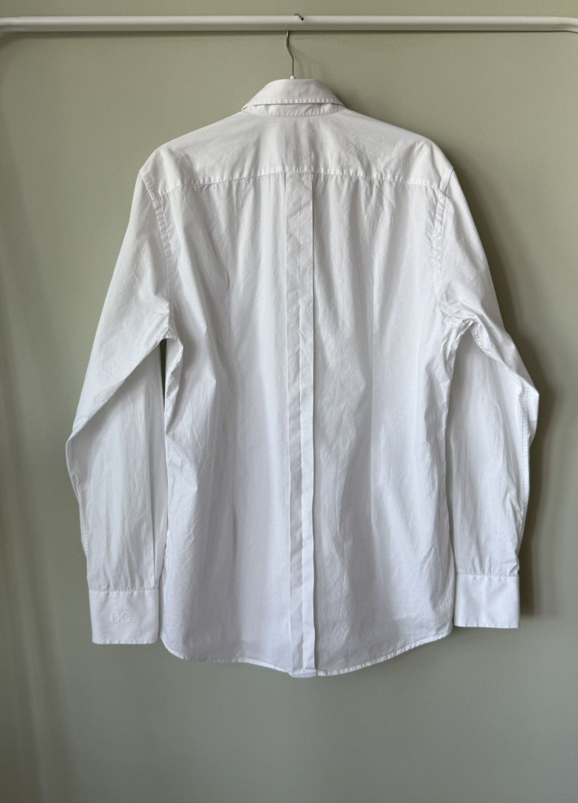 Dolce & Gabbana Dolce & Gabbana gold white classic oxford ls shirt Size US XL / EU 56 / 4 - 3 Thumbnail